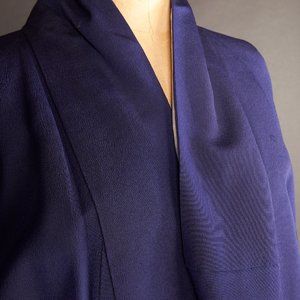 Royal Blue Japanese Kimono Robe